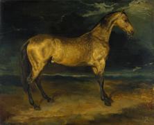Картина Лошадь, испугавшаяся молнии, Жан-Луи-Андре-Теодор Жерико